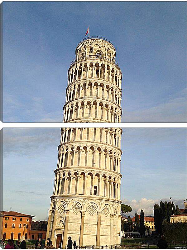 Модульная картина - Пизанская башня 1. Италия