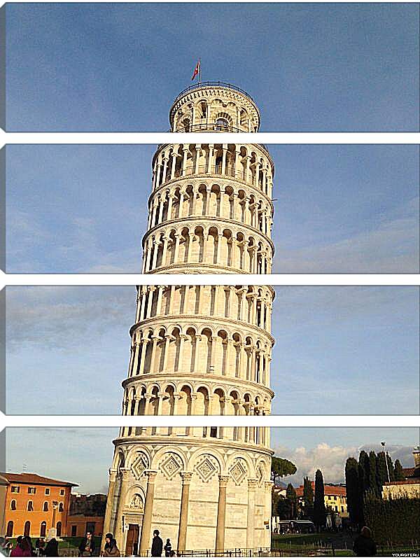 Модульная картина - Пизанская башня 1. Италия