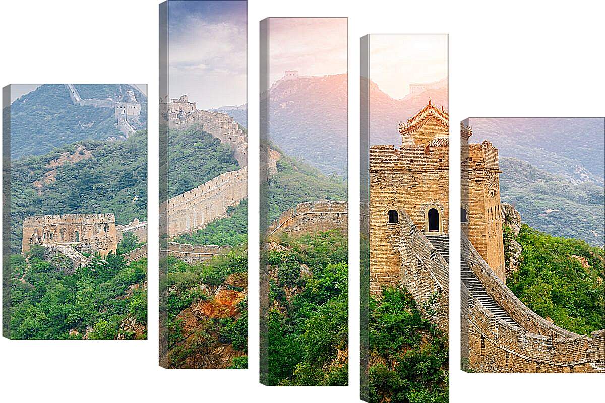 Модульная картина - Великая Китайская стена 3