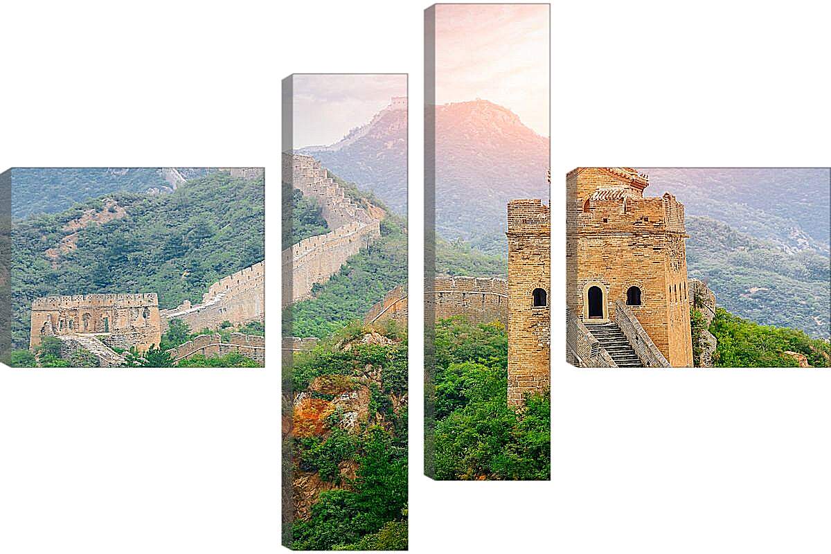 Модульная картина - Великая Китайская стена 3