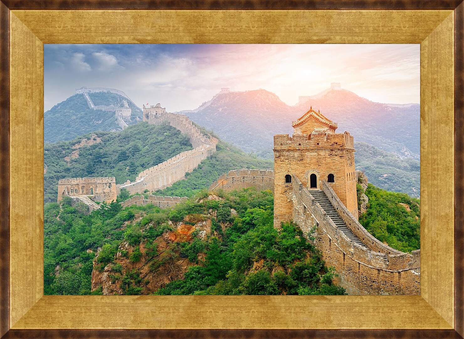 Картина в раме - Великая Китайская стена 3