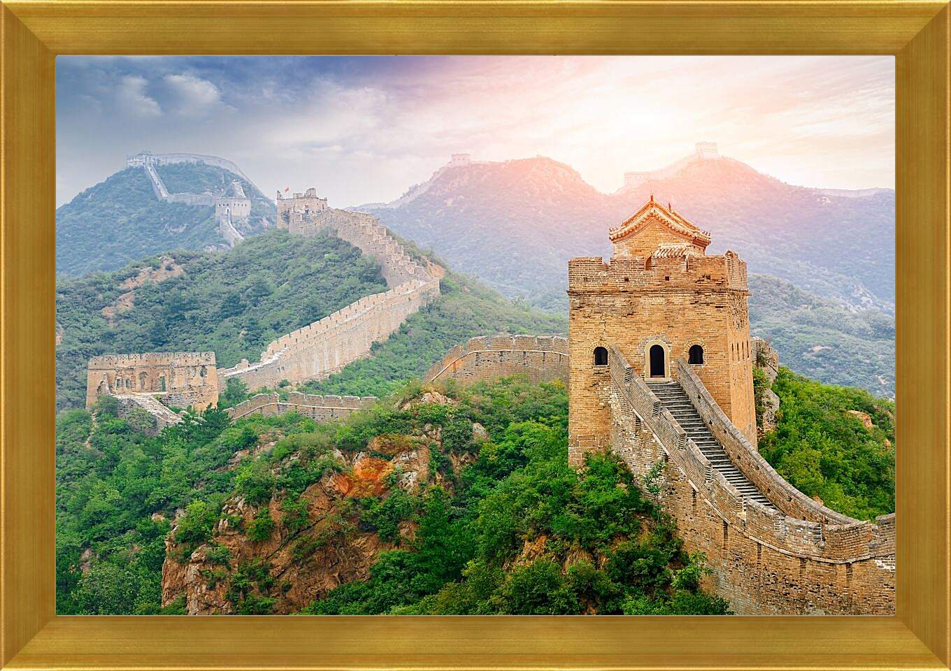 Картина в раме - Великая Китайская стена 3