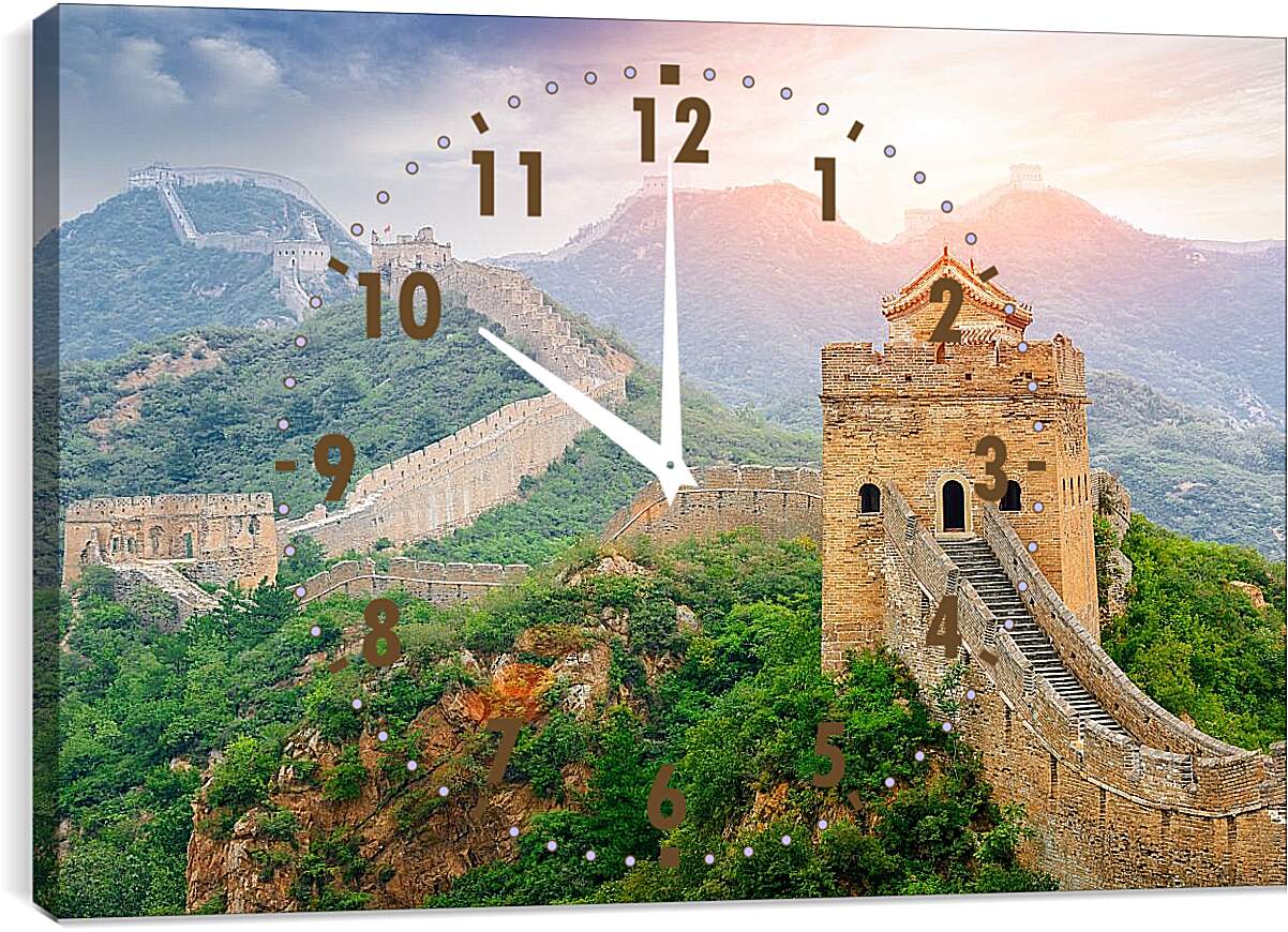 Часы картина - Великая Китайская стена 3