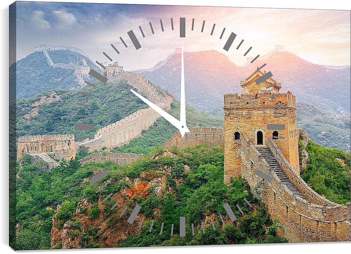 Часы картина - Великая Китайская стена 3