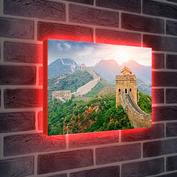 Лайтбокс световая панель - Великая Китайская стена 3