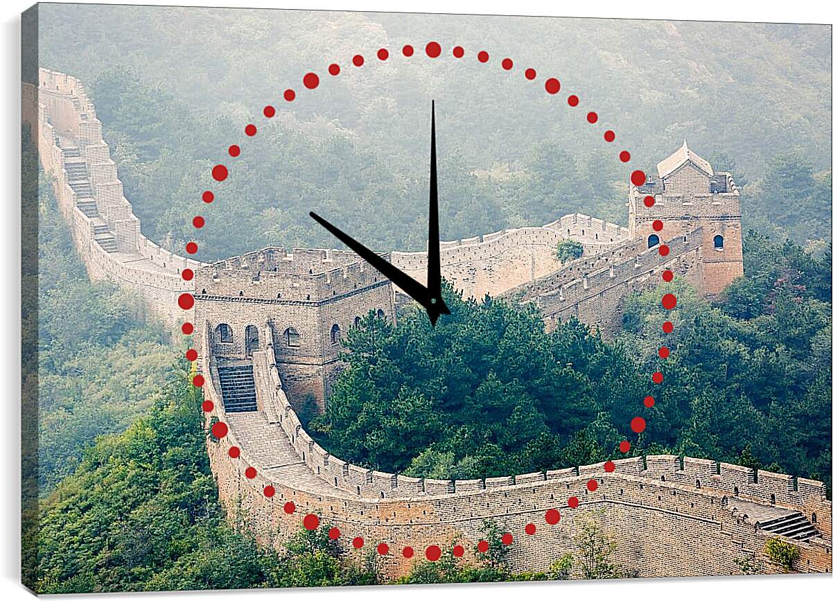 Часы картина - Великая Китайская стена 2