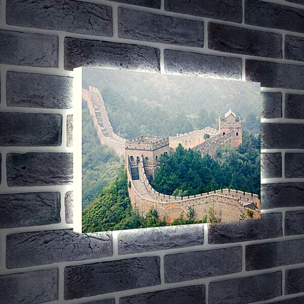 Лайтбокс световая панель - Великая Китайская стена 2