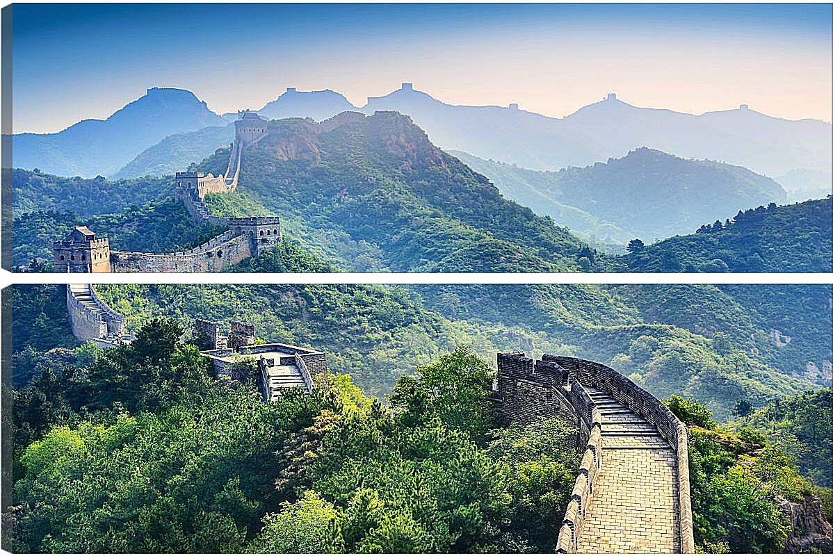Модульная картина - Великая Китайская стена 1