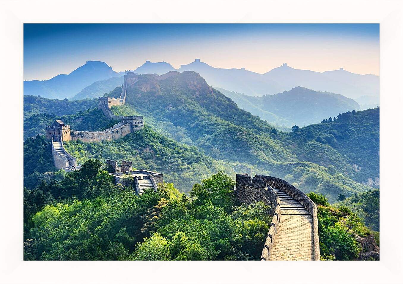 Картина в раме - Великая Китайская стена 1