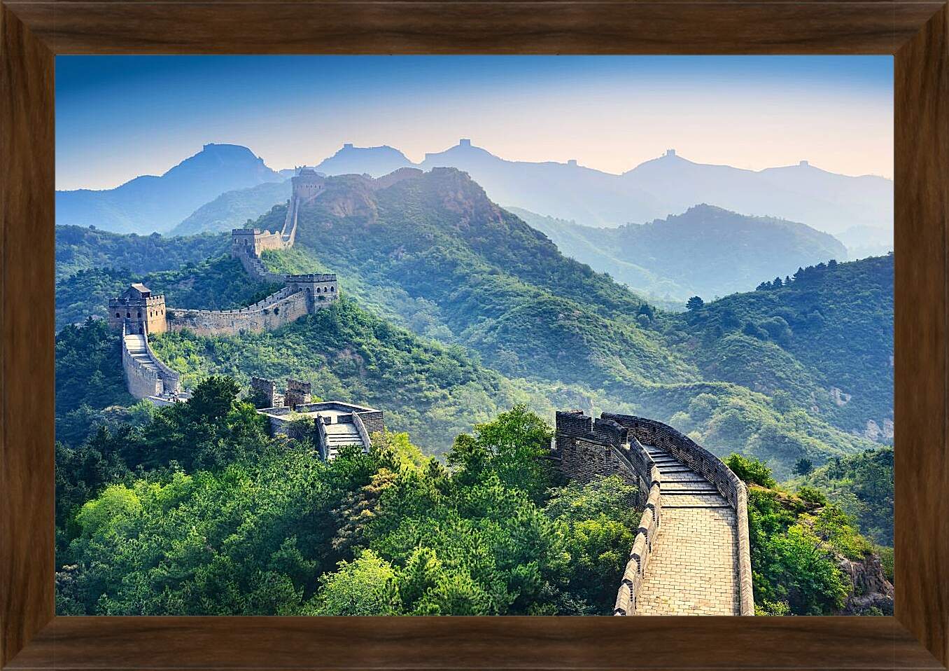 Картина в раме - Великая Китайская стена 1