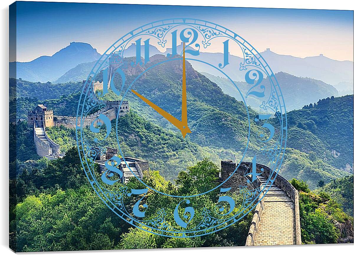 Часы картина - Великая Китайская стена 1