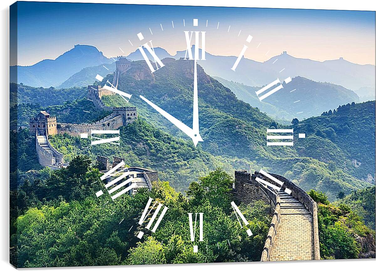 Часы картина - Великая Китайская стена 1
