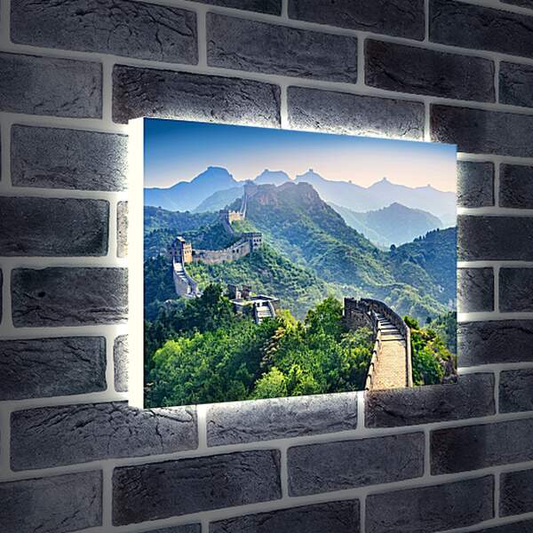 Лайтбокс световая панель - Великая Китайская стена 1