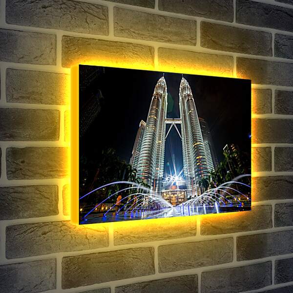 Лайтбокс световая панель - Башни Петронас 3. Малайзия