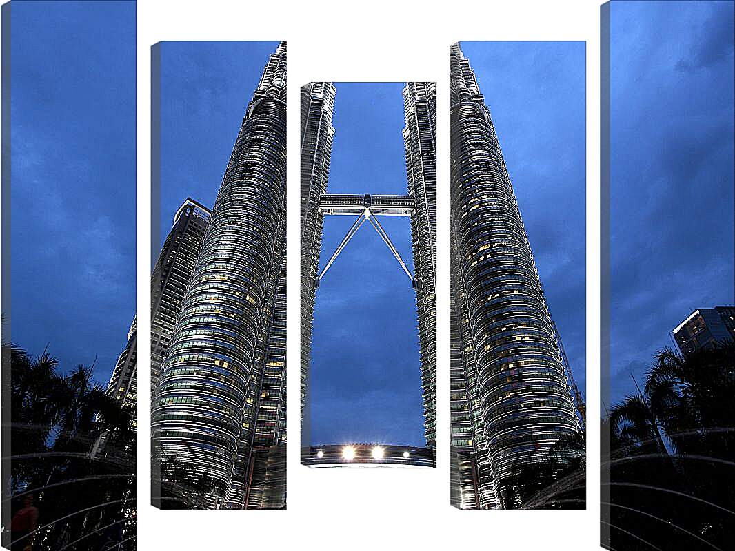 Модульная картина - Башни Петронас 2. Малайзия