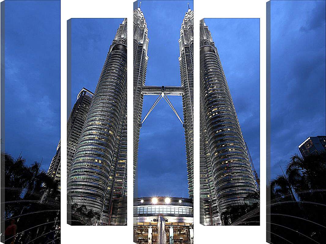 Модульная картина - Башни Петронас 2. Малайзия
