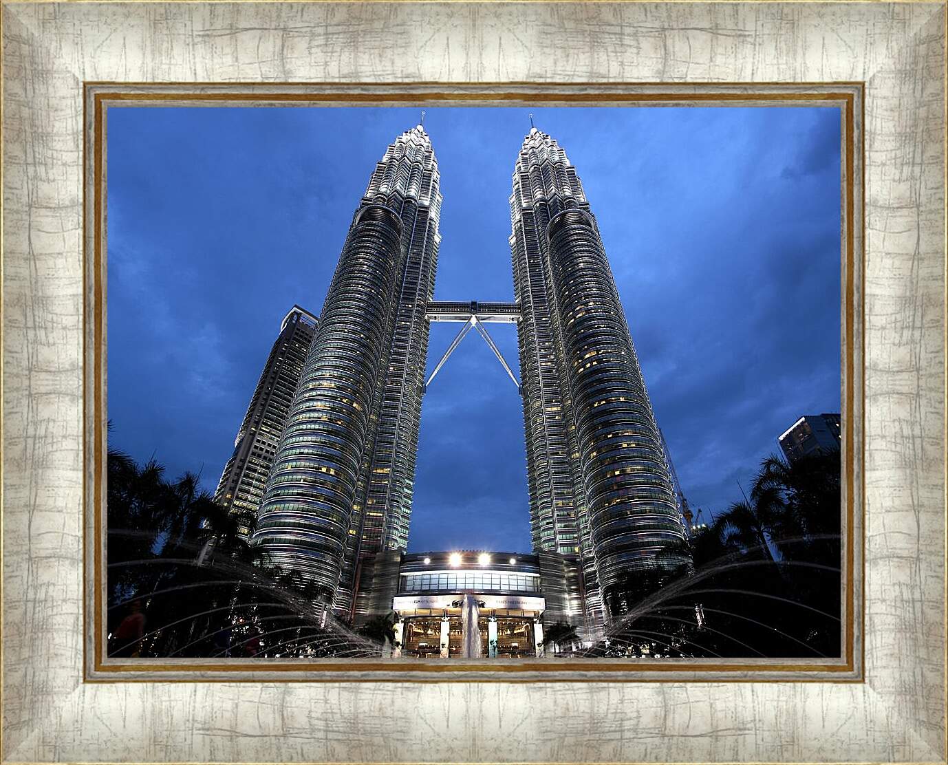 Картина в раме - Башни Петронас 2. Малайзия