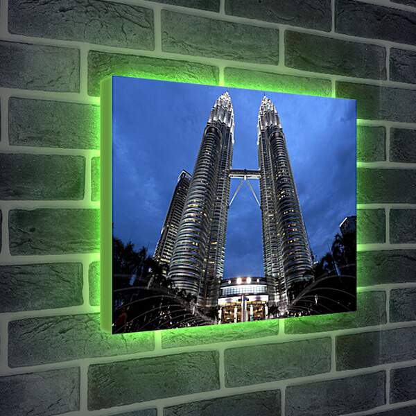 Лайтбокс световая панель - Башни Петронас 2. Малайзия