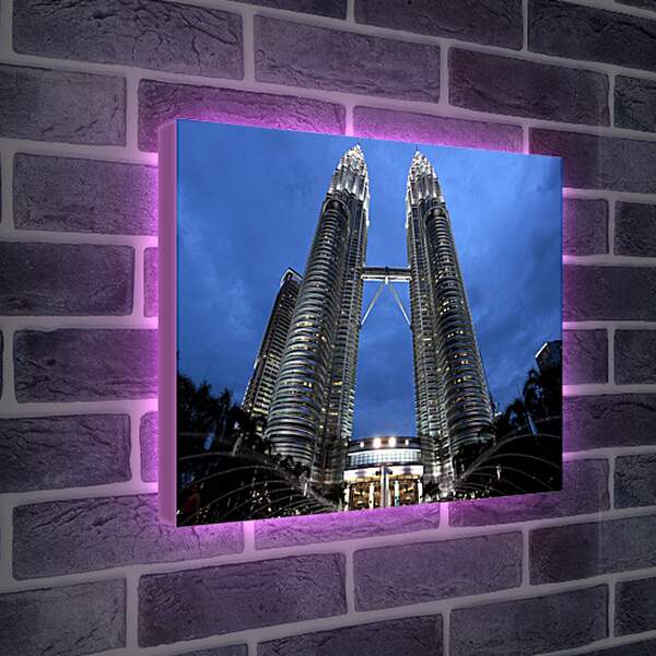 Лайтбокс световая панель - Башни Петронас 2. Малайзия