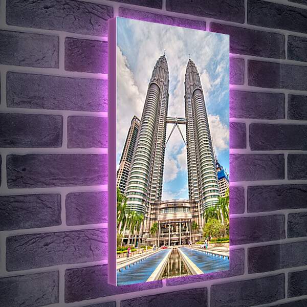 Лайтбокс световая панель - Башни Петронас 1. Малайзия