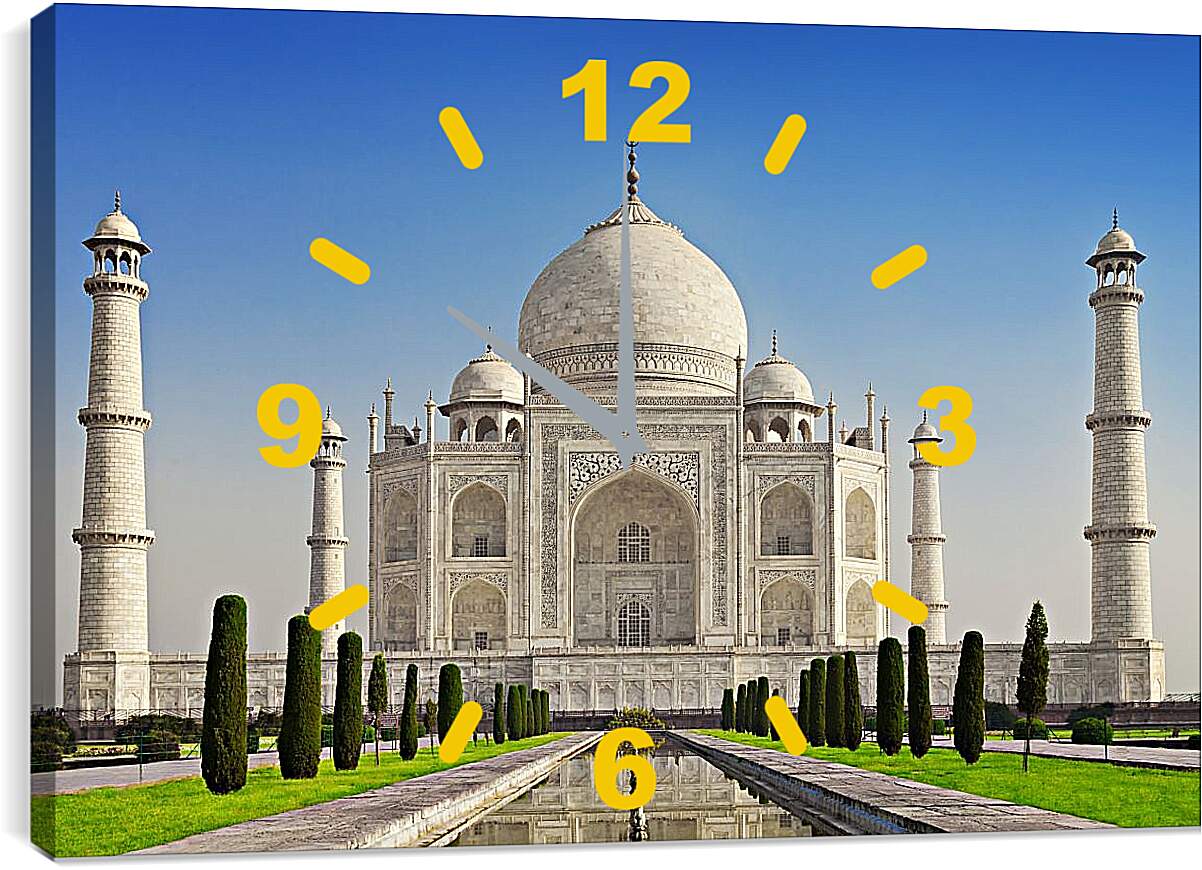 Часы картина - Тадж-Махал 3. Индия