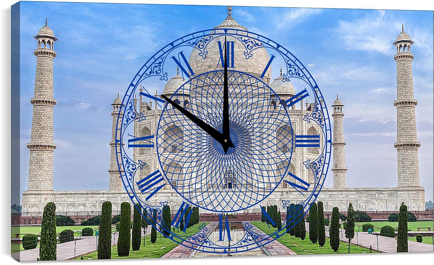 Часы картина - Тадж-Махал 2. Индия