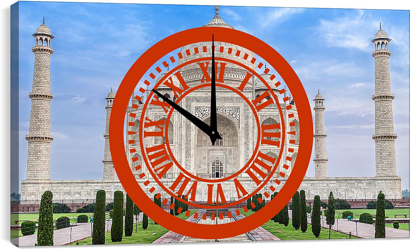 Часы картина - Тадж-Махал 2. Индия