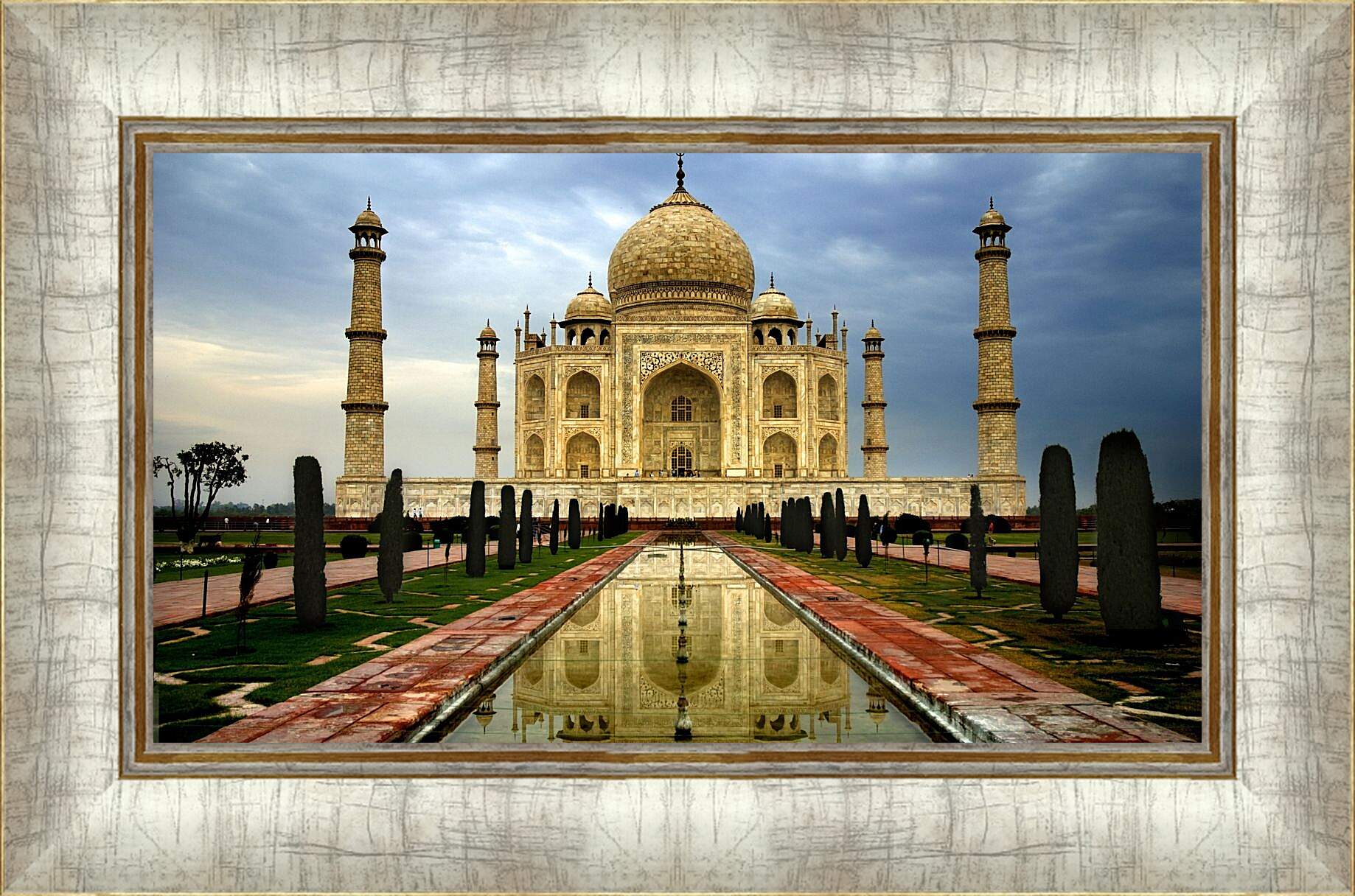 Картина в раме - Тадж-Махал 1. Индия