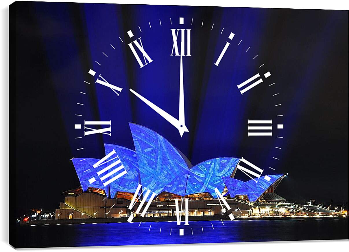 Часы картина - Сиднейский оперный театр 6. Австралия
