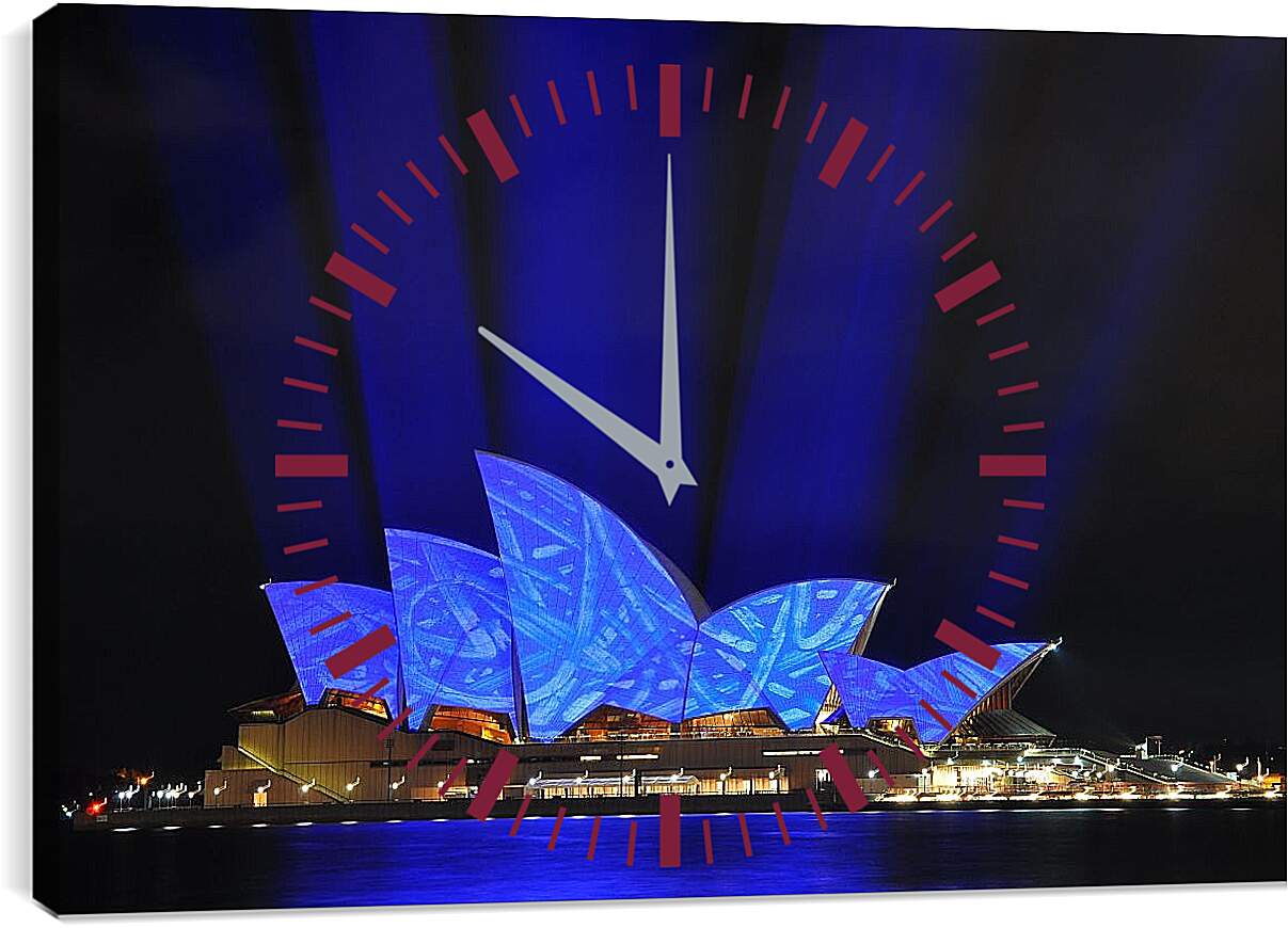 Часы картина - Сиднейский оперный театр 6. Австралия