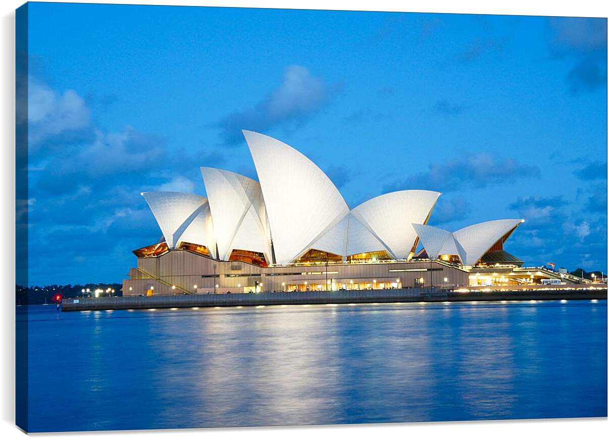 Постер и плакат - Сиднейский оперный театр 4. Австралия