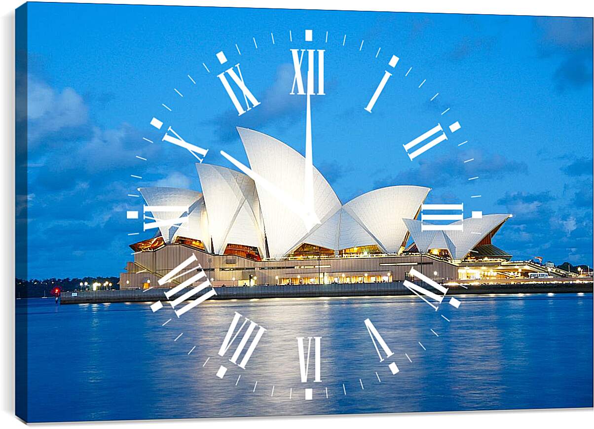 Часы картина - Сиднейский оперный театр 4. Австралия
