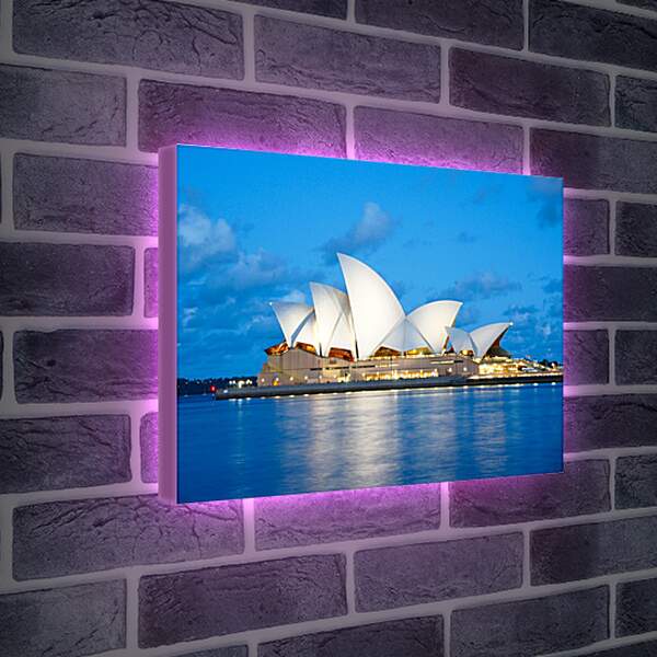 Лайтбокс световая панель - Сиднейский оперный театр 4. Австралия