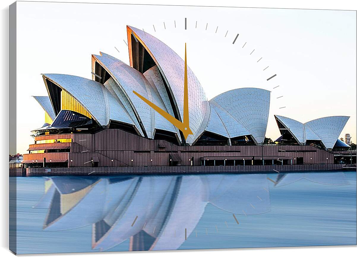 Часы картина - Сиднейский оперный театр 3. Австралия