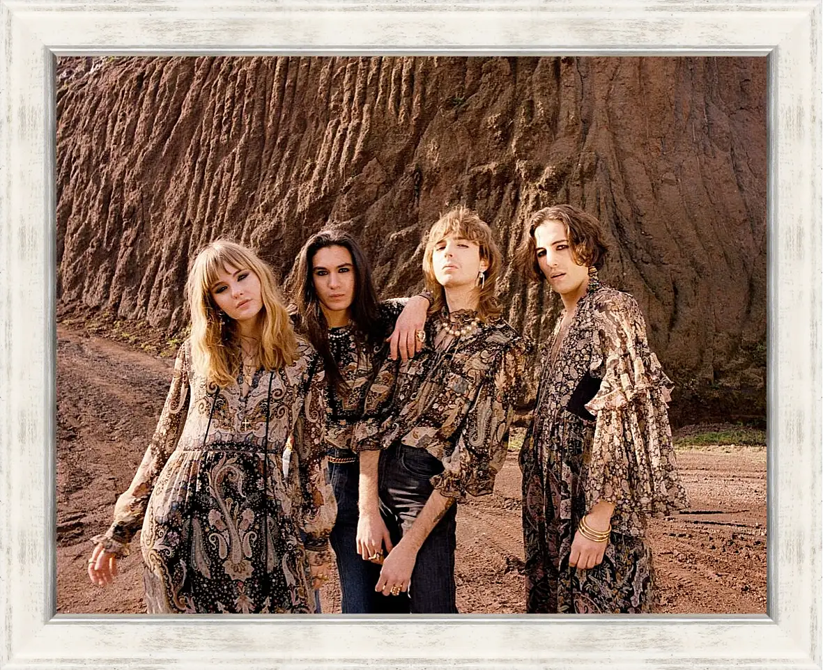 Картина в раме - Maneskin. Итальянская рок-группа