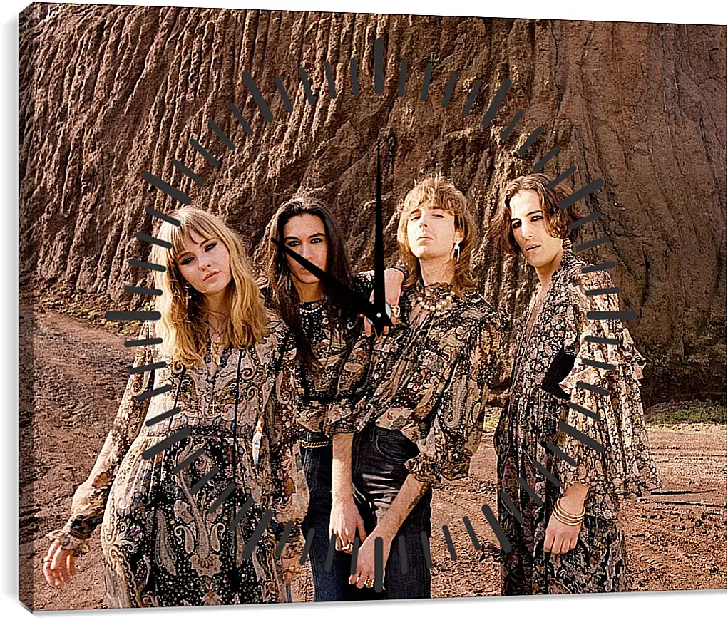 Часы картина - Maneskin. Итальянская рок-группа