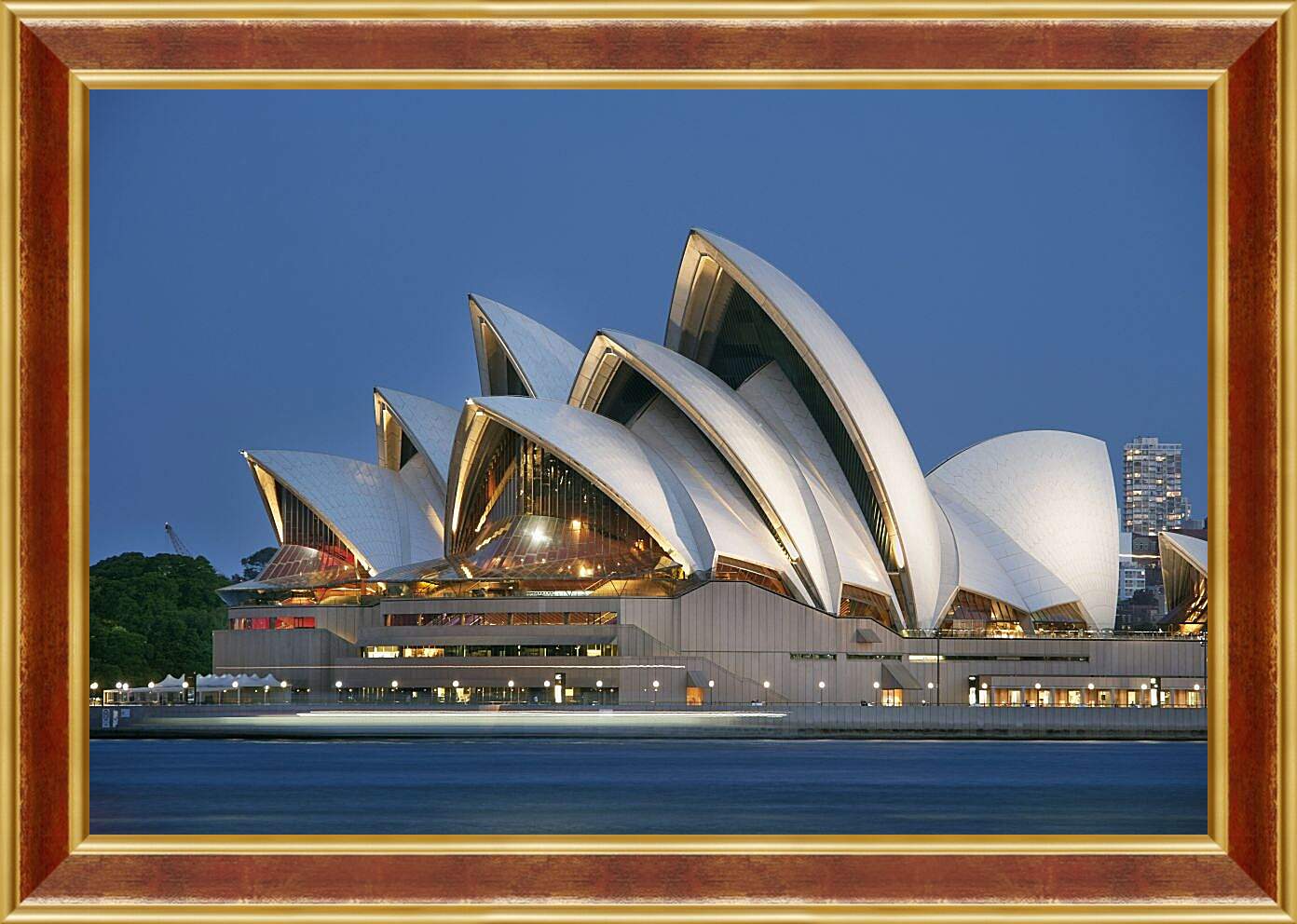 Картина в раме - Сиднейский оперный театр 2. Австралия