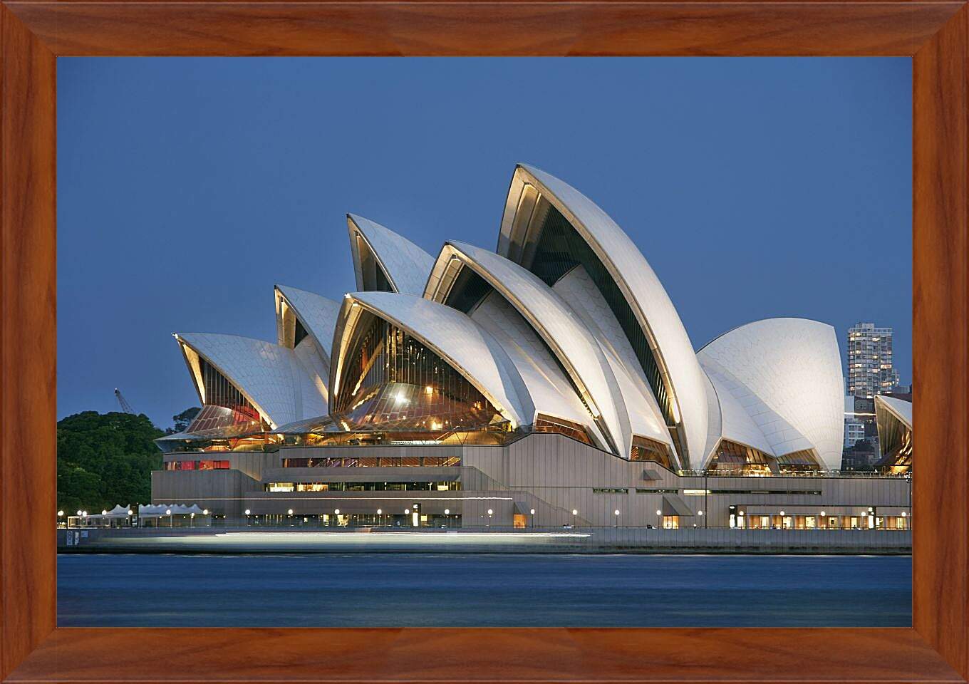 Картина в раме - Сиднейский оперный театр 2. Австралия