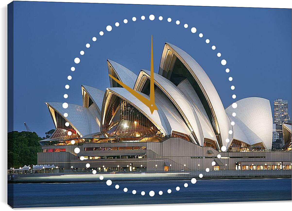 Часы картина - Сиднейский оперный театр 2. Австралия