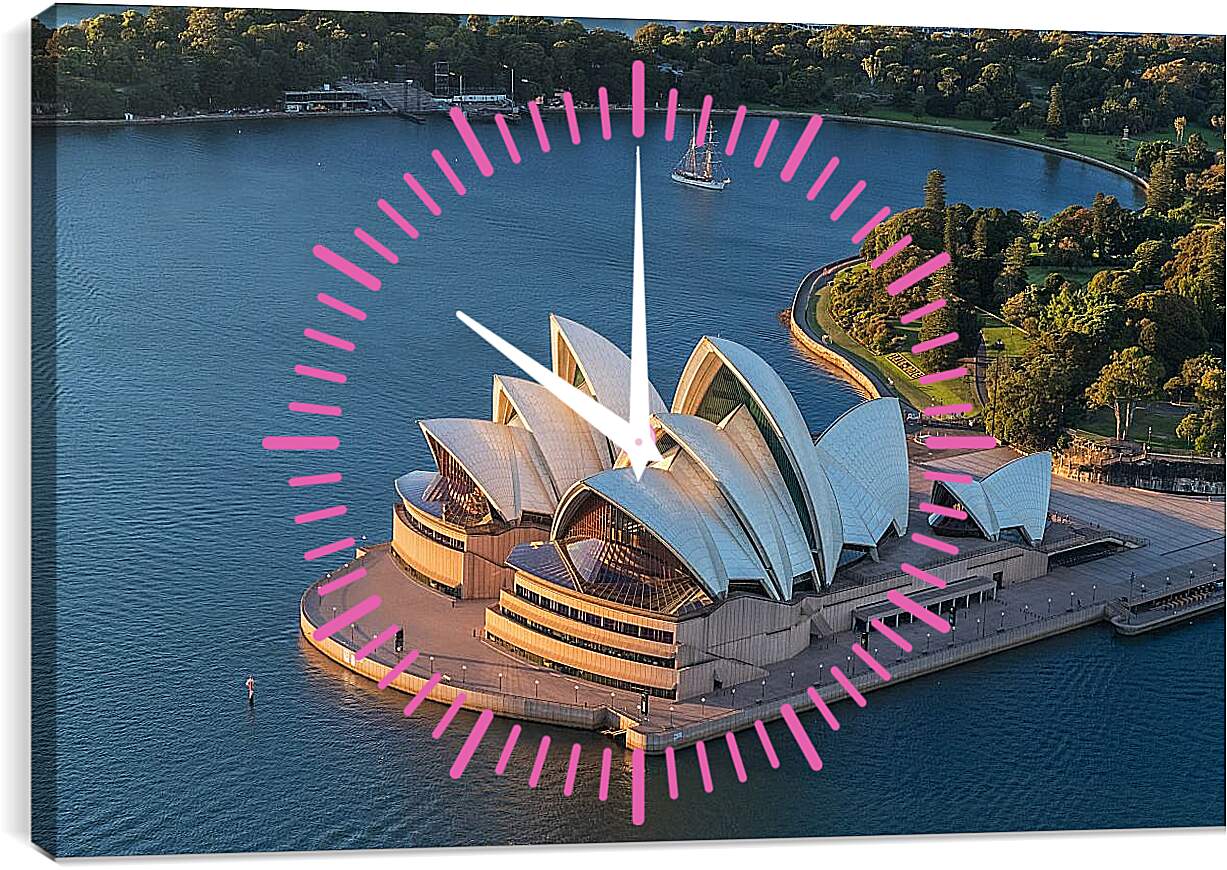 Часы картина - Сиднейский оперный театр 1. Австралия