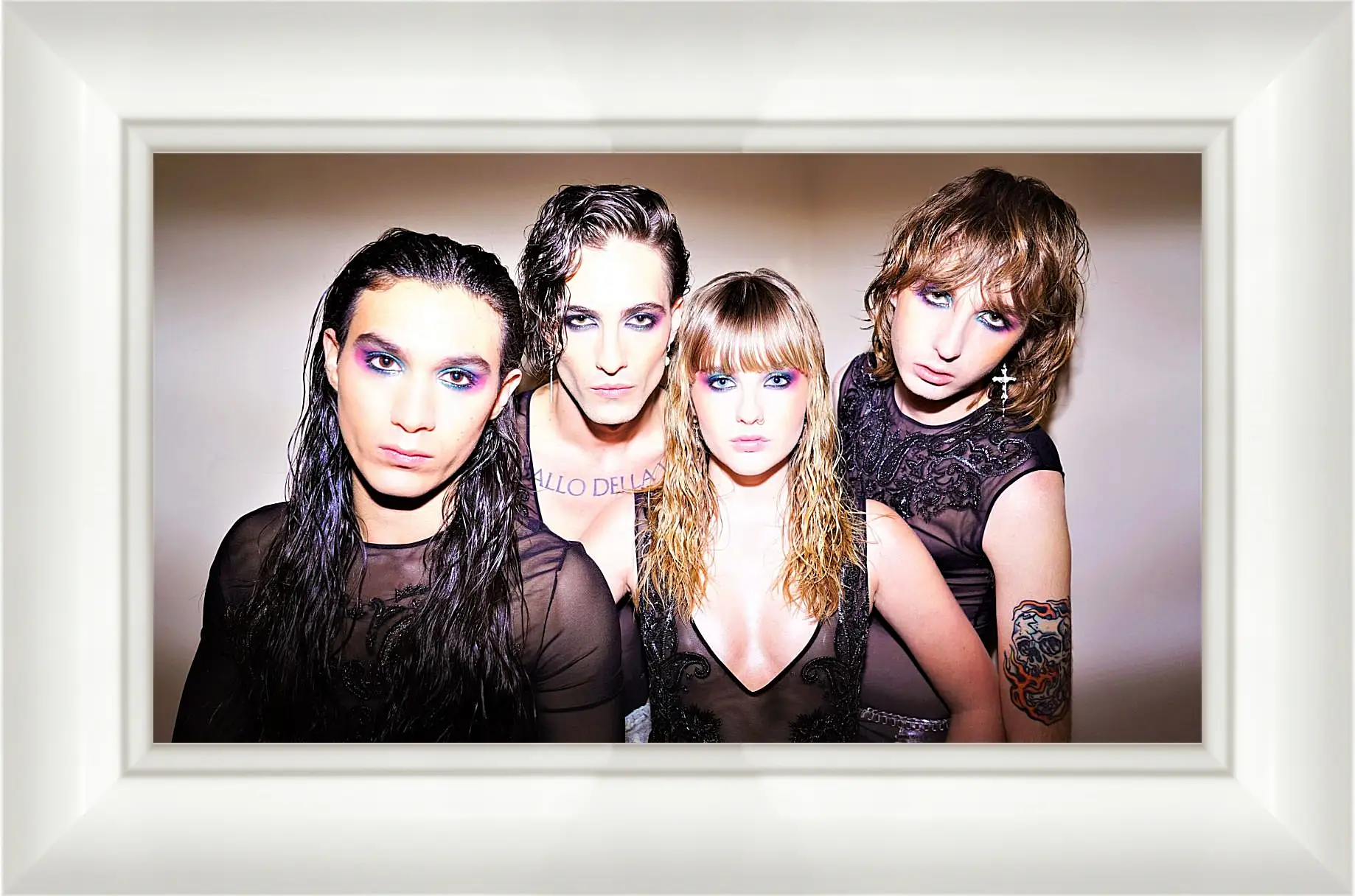 Картина в раме - Maneskin. Итальянская рок-группа