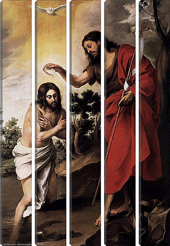 Модульная картина - Крещение Христа. Бартоломе Эстебан Мурильо