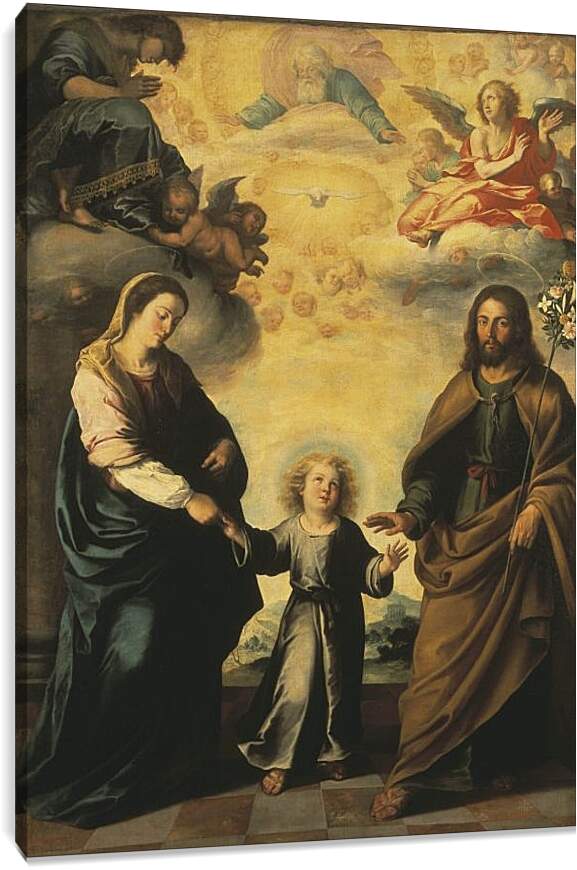 Постер и плакат - Возвращение Святого Семейства из Египта. Бартоломе Эстебан Мурильо