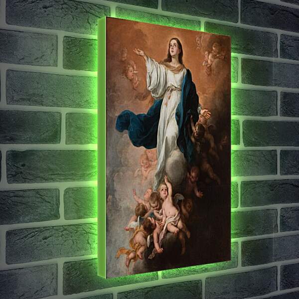 Лайтбокс световая панель - Вознесение Девы Марии. Бартоломе Эстебан Мурильо