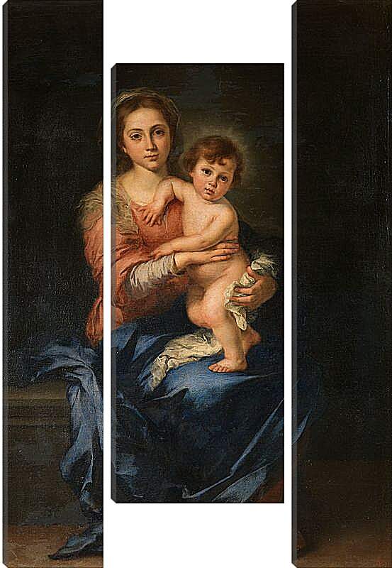 Модульная картина - Мадонна с Младенцем. Бартоломе Эстебан Мурильо