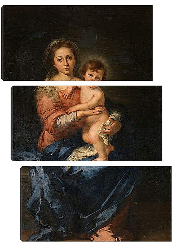 Модульная картина - Мадонна с Младенцем. Бартоломе Эстебан Мурильо