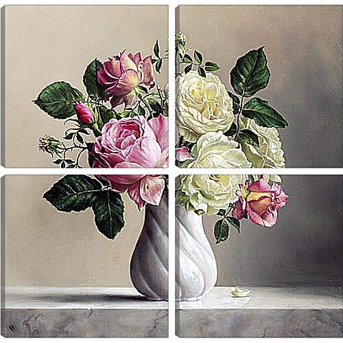 Модульная картина - Roses - Розы