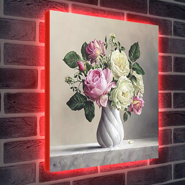 Лайтбокс световая панель - Roses - Розы