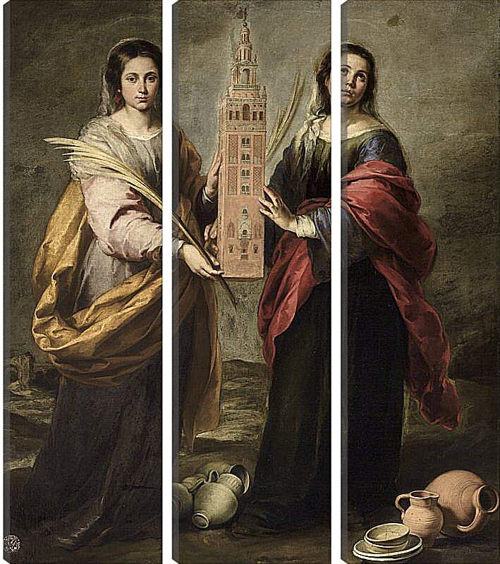 Модульная картина - Святая Юста и Святая Руфина. Бартоломе Эстебан Мурильо