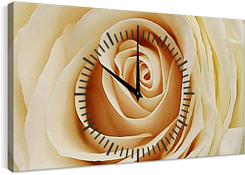 Часы картина - роза
